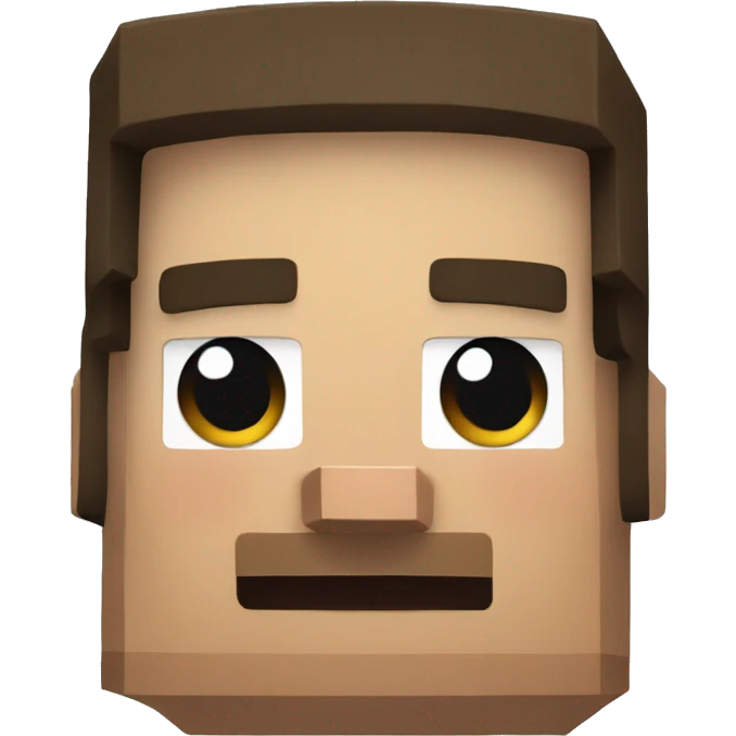 Minecraft Steve emoji