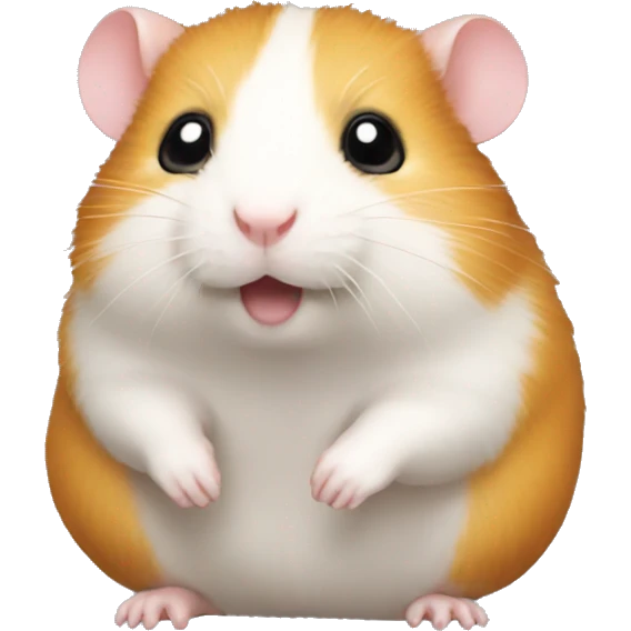 half of hamster emoji