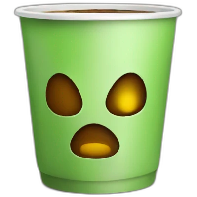 radioactive coffee emoji