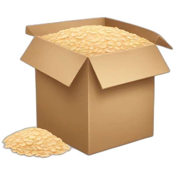 Box of oatmeal emoji
