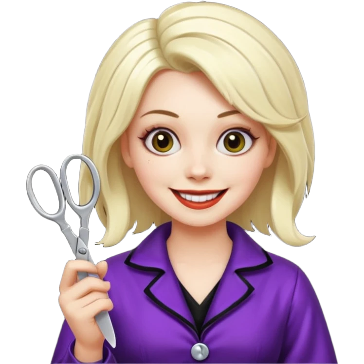 hairdresser nightmare halloween emoji