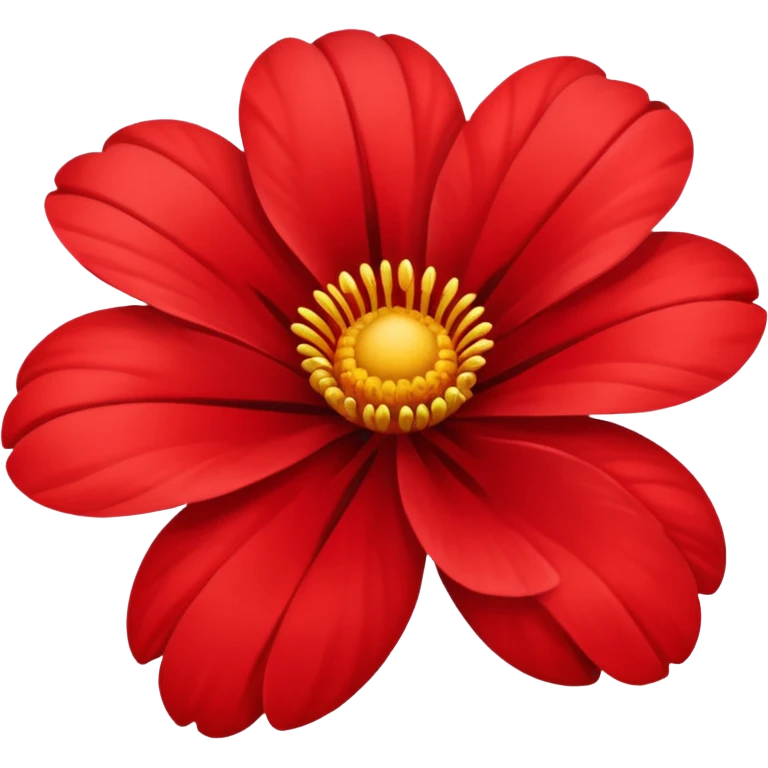 Red flower  emoji