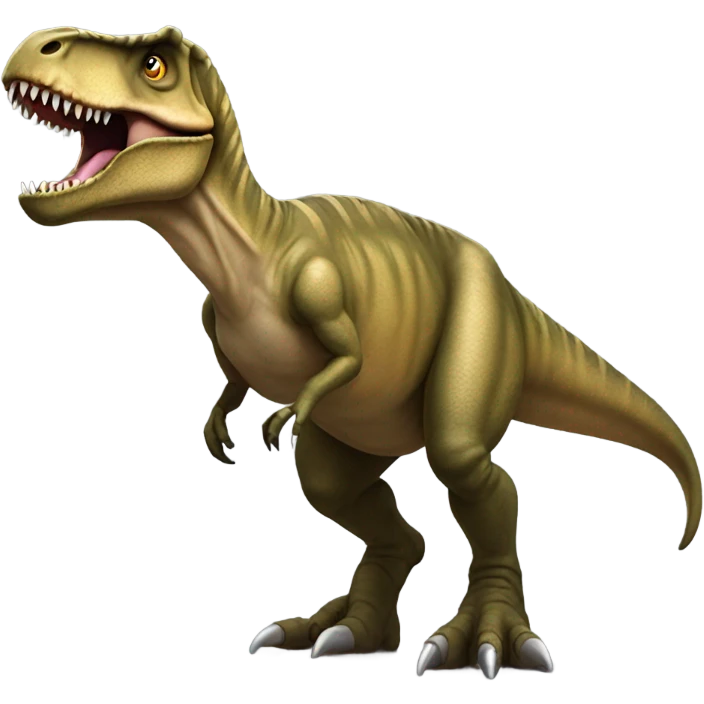 A T. rex emoji