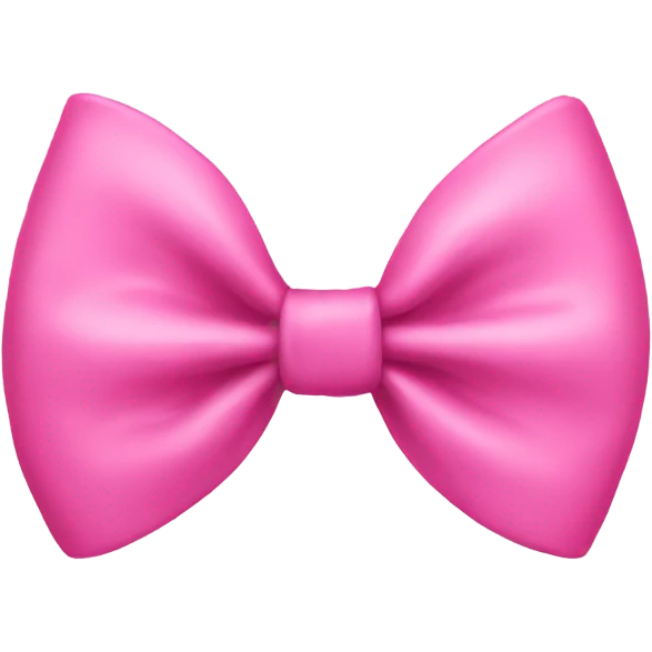Pink bow emoji