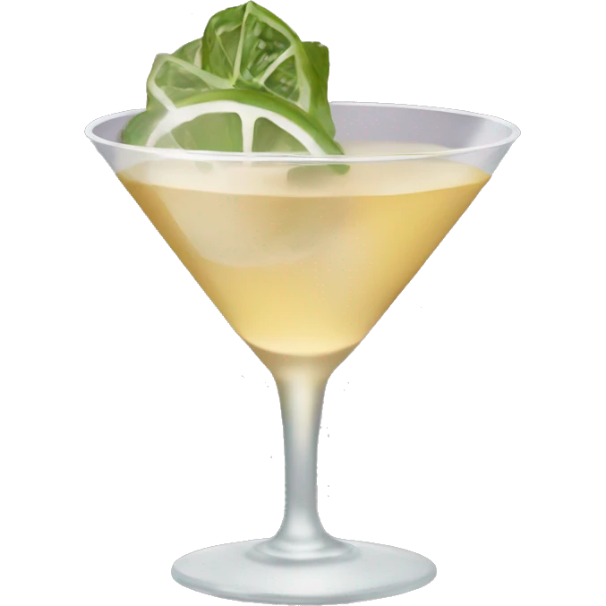 Aesthetic martini glass emoji