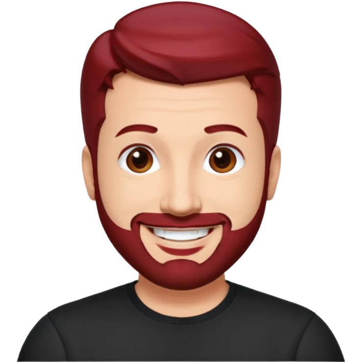 Joey Fatone dark red hair emoji