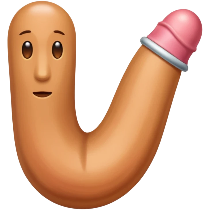 Realistic penis emoji