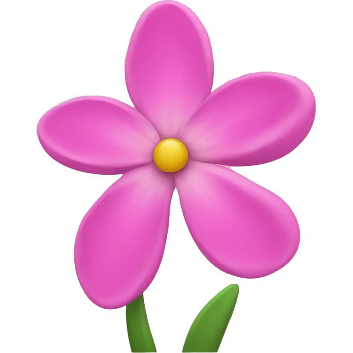pink flower emoji