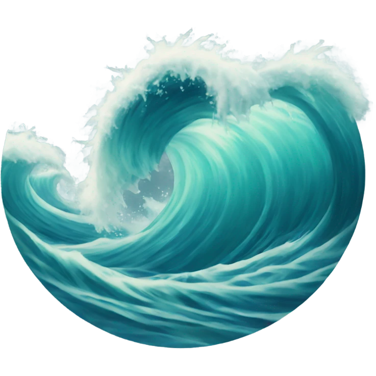 Splashing waves emoji