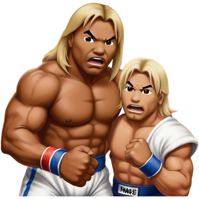 Can I get one of Vince Neal fighting Mike Tyson in front of an erupting volcano  emoji