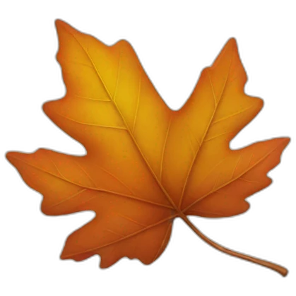 Autumn leaves emoji