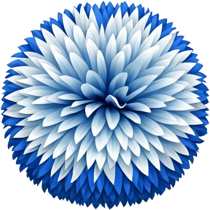 blue and white cheer poms emoji