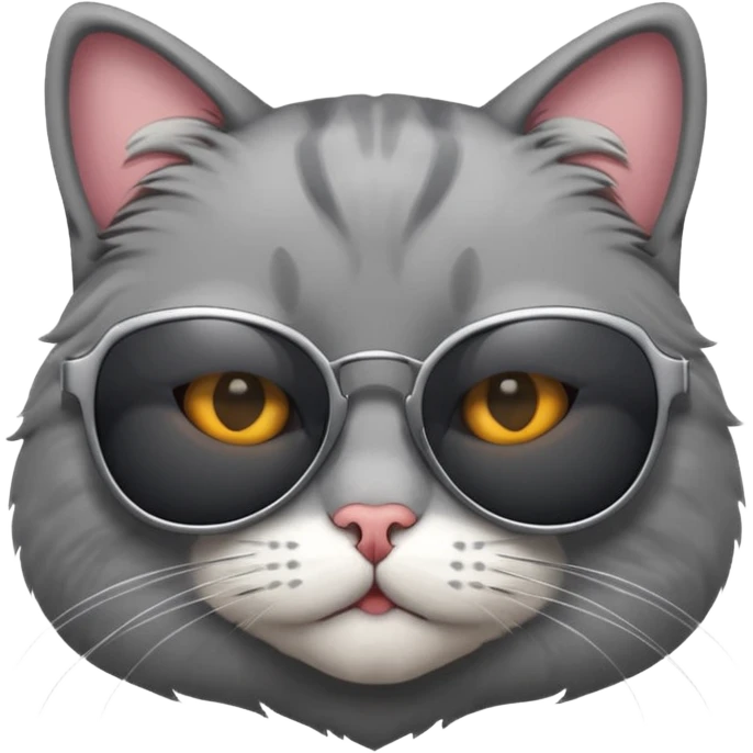 Cat wearing sunglasses emoji