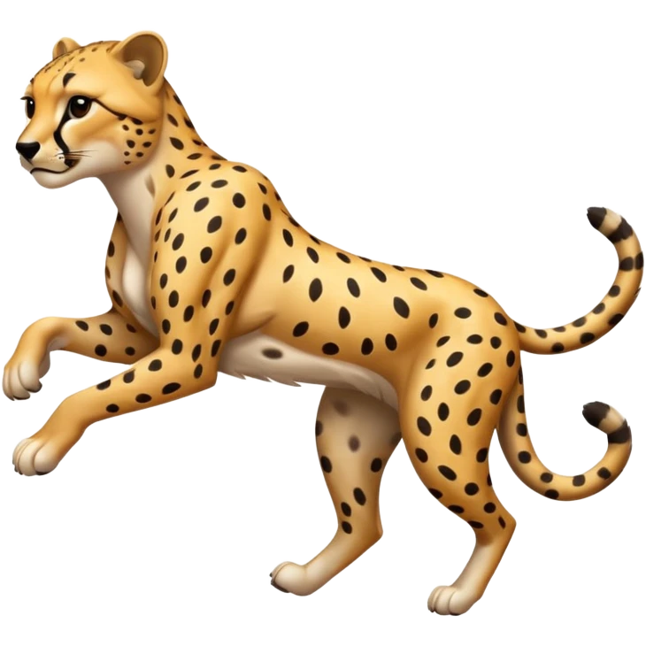 fast aggressive jumping running sheetah

 emoji
