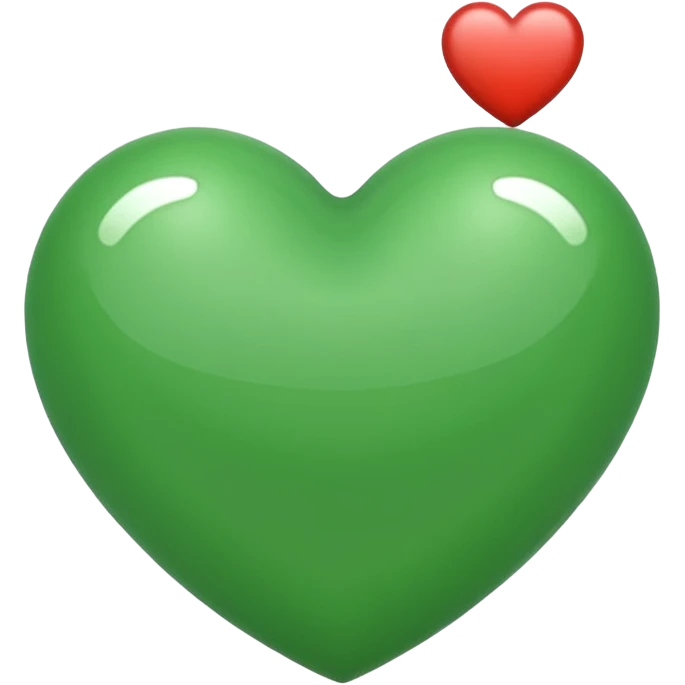 heart emoji in color #C7F450 emoji