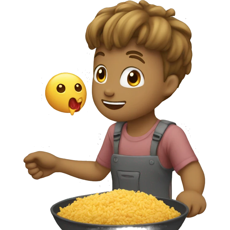 caseoh eating the world emoji