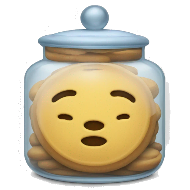 glass cookie jar emoji