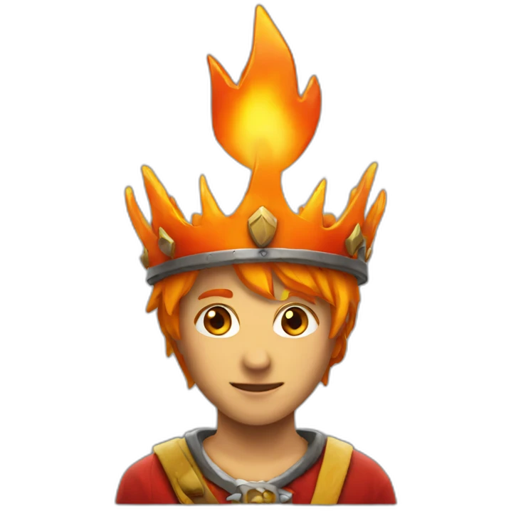 fire crown emoji