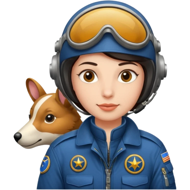 pilot with animal  emoji