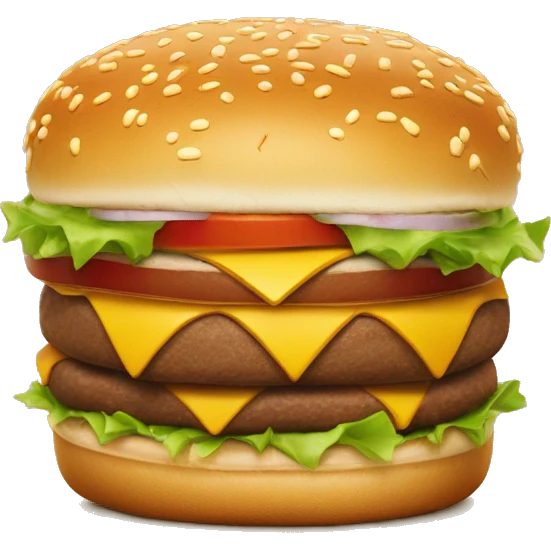 McDonald’s burger emoji