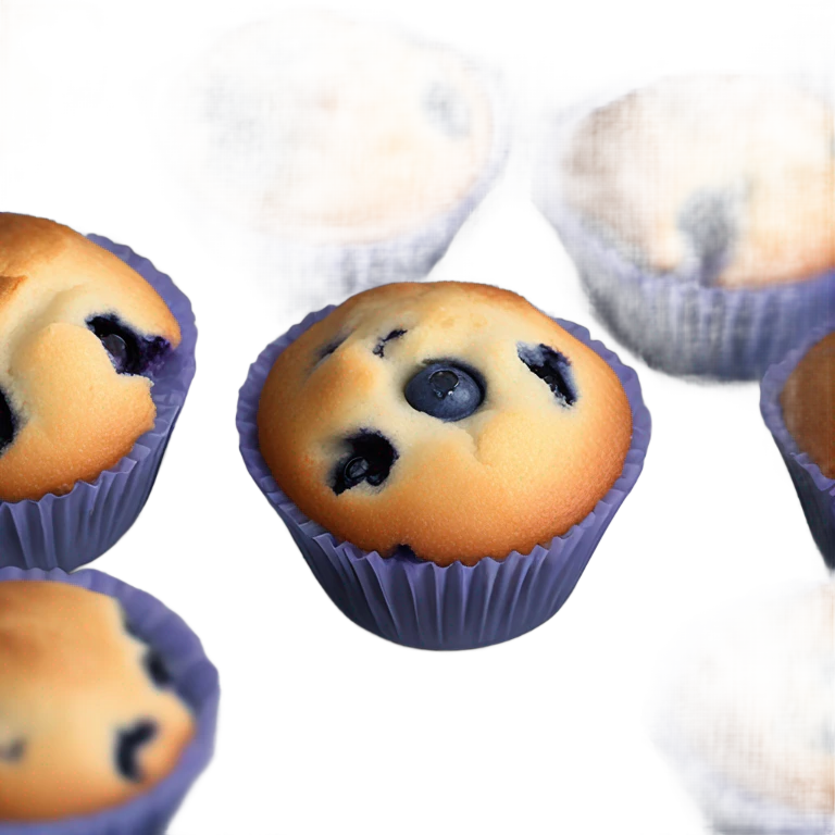 Blueberry muffins emoji