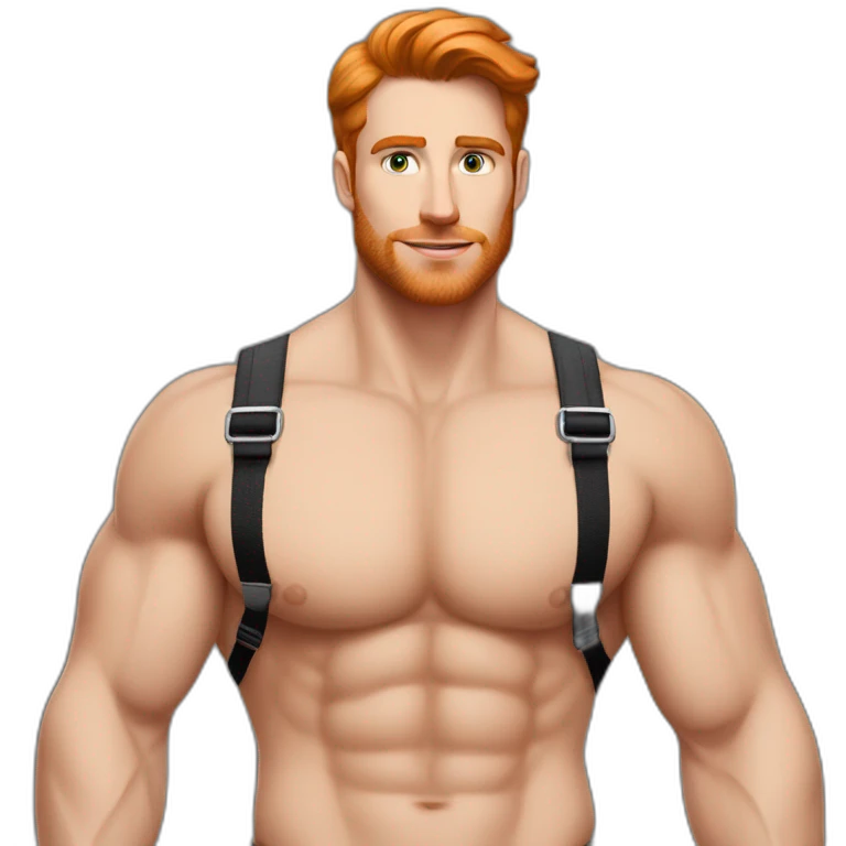 sexy-fit-pose-gingerbrunette-caucasian-gayharness-man emoji