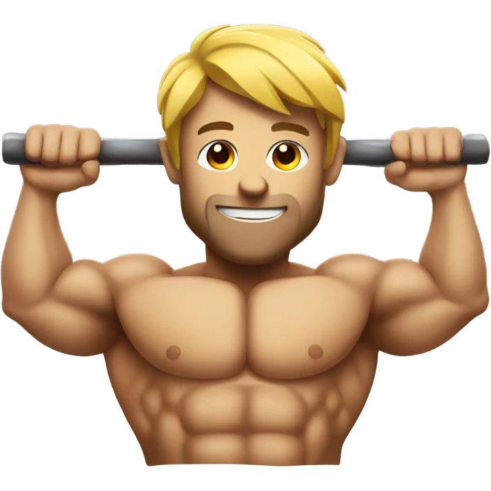 CrossFit muscle man emoji