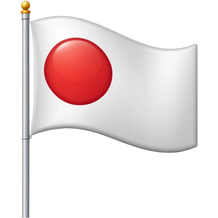 flag white and red circle emoji