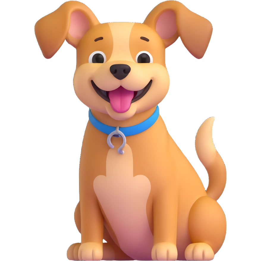 happy dog emoji