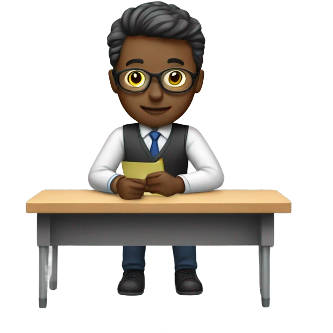Teacher working hard emoji