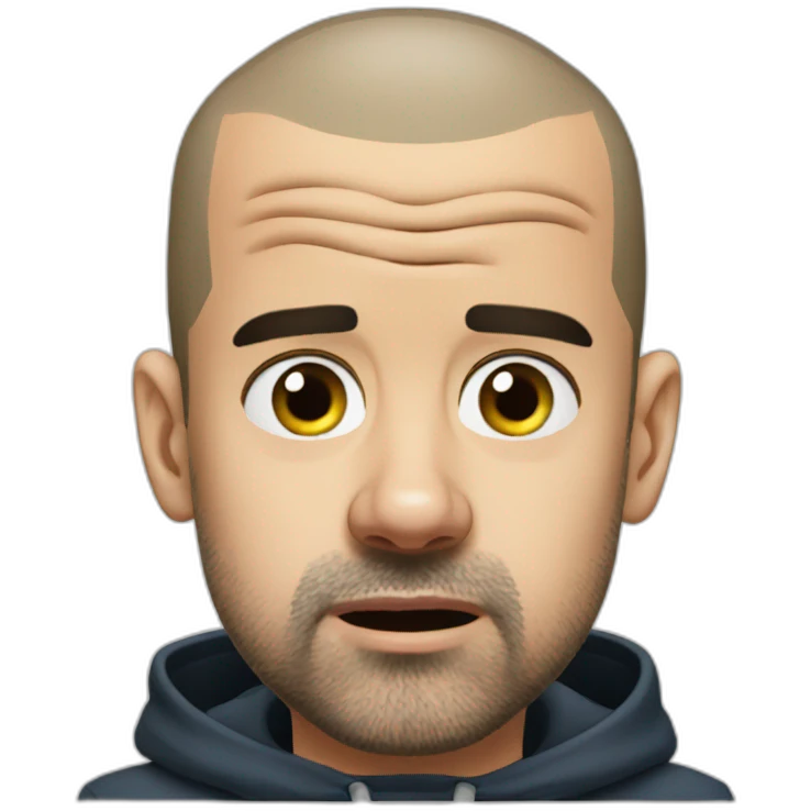 pep guardiola crying emoji