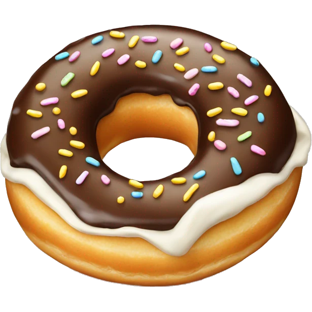 Cream filled donut  emoji