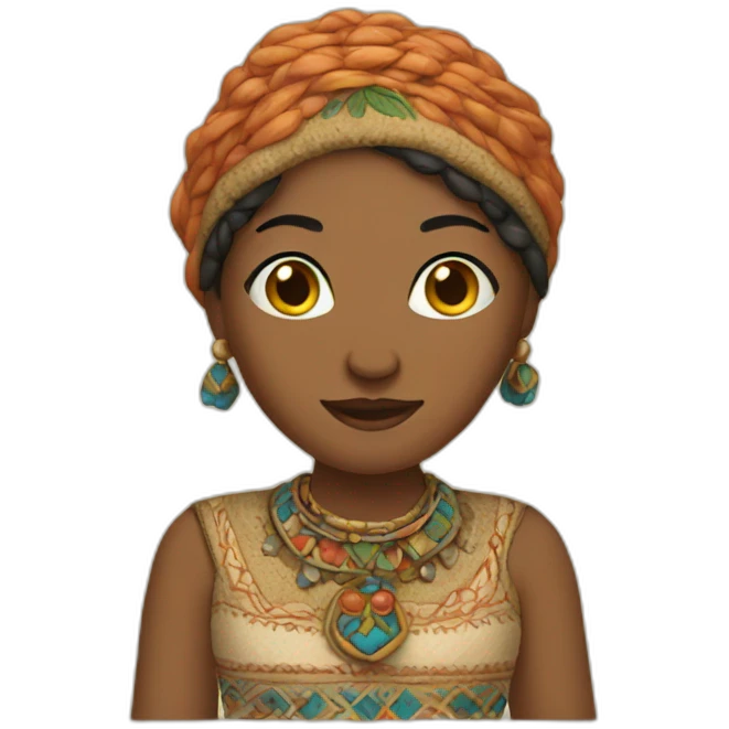 woman in Berber dress emoji