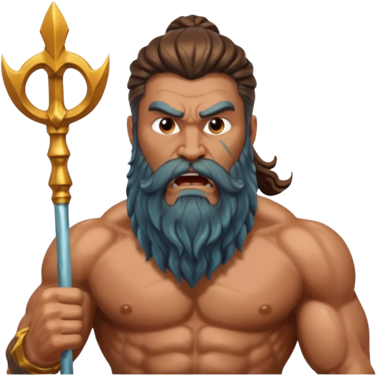 poseidon, angry emoji
