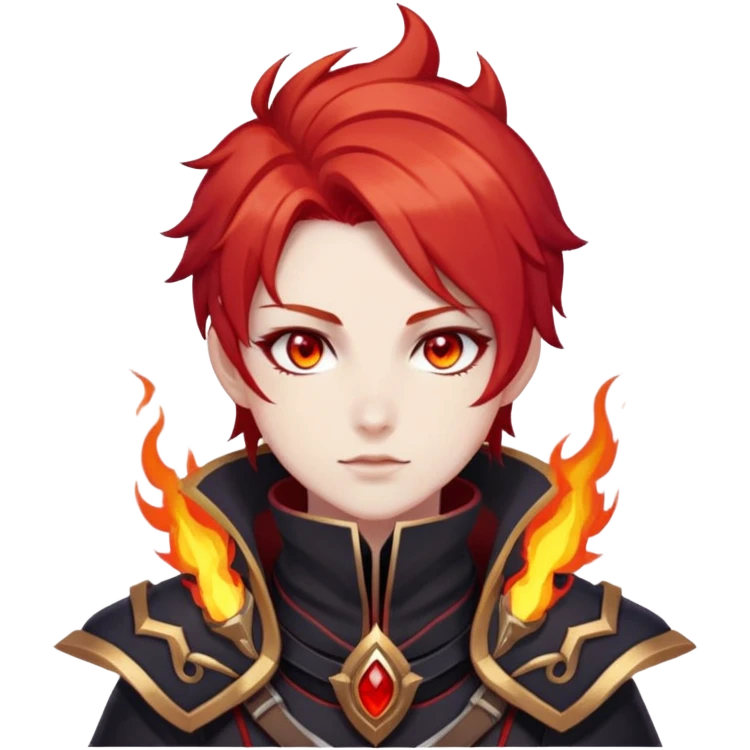 Mavuika The Pyro Archon from Genshin Impact emoji