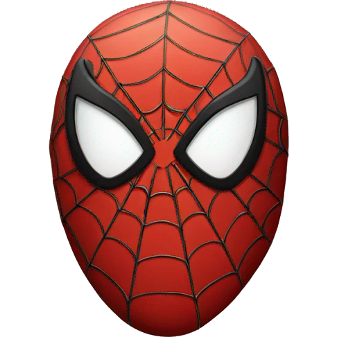 Spiderman mask emoji