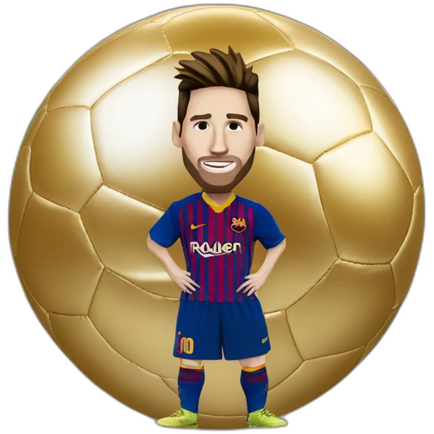 Messi ballon d’or emoji