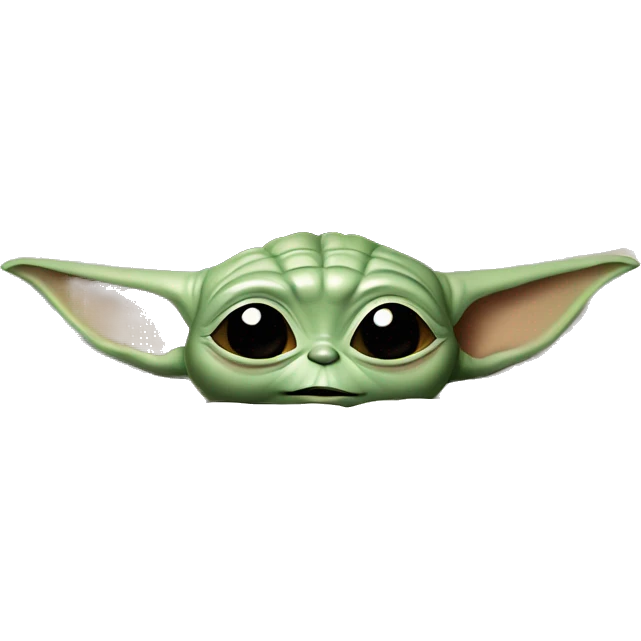 baby yoda is lying in bed with his eyes closed. Around him are flying letters ZZZZ emoji