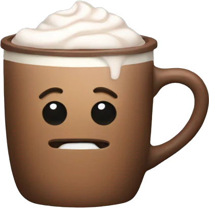 Drinking hot cocoa  emoji