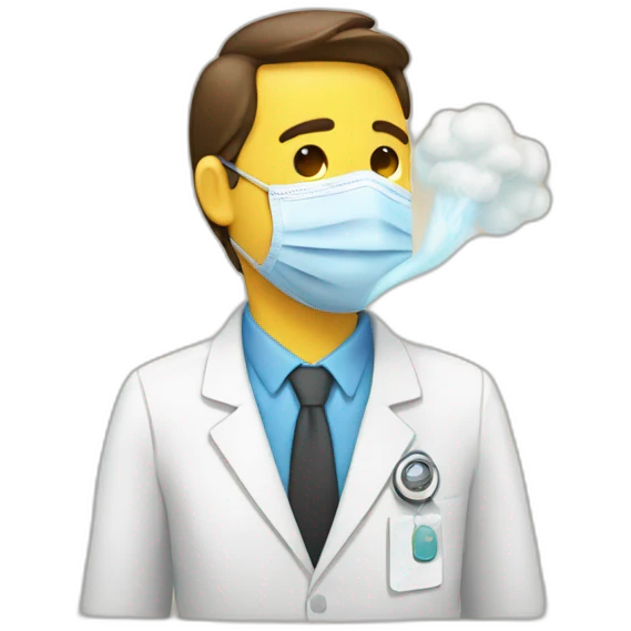 Un emoji aguantando la respiración emoji