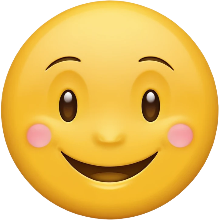 Smile face emoji