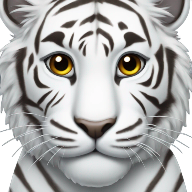 White tiger  emoji