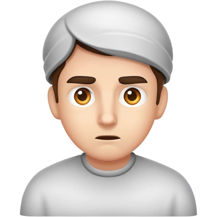 Cautious  emoji