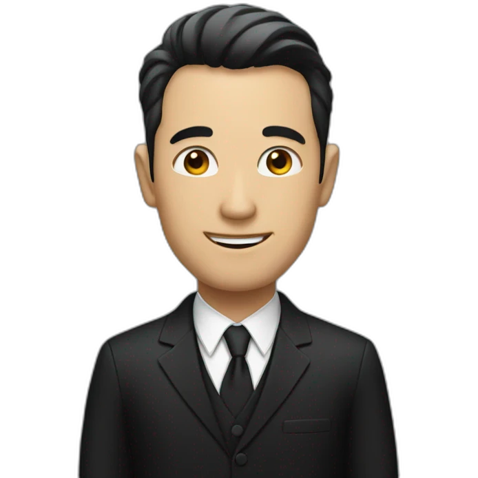 Man in Black suit with AWP emoji