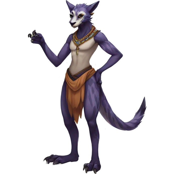 Anthro Vernid by LiLaiRa full body emoji