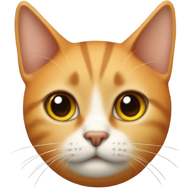 gato naranja y dueña rubia emoji