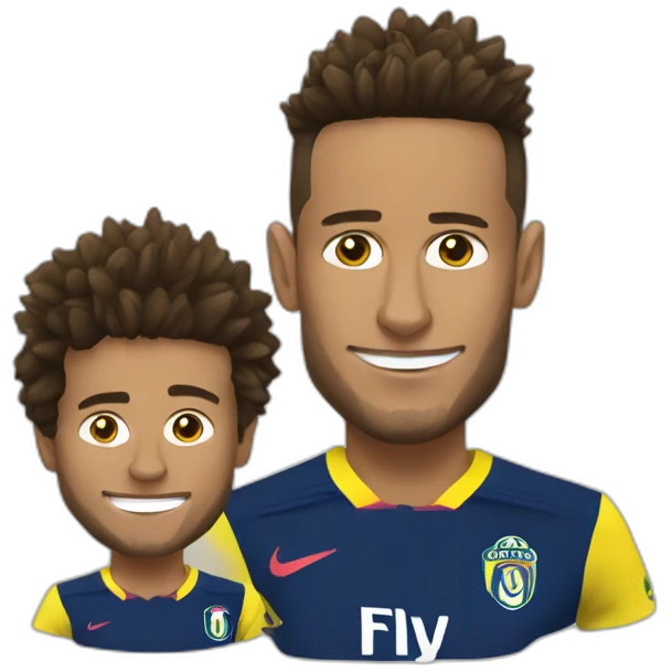 Neymar avec Massi emoji