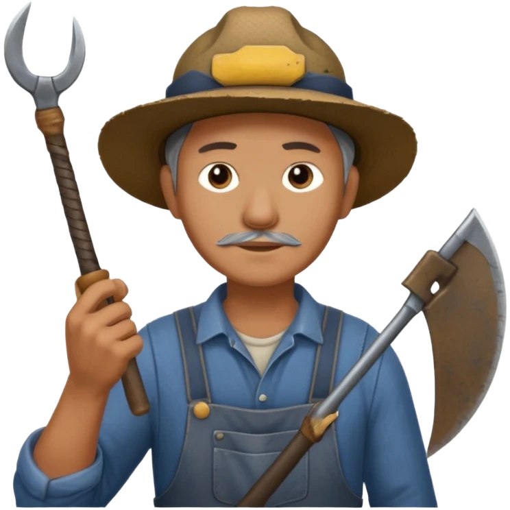 farmer sickle emoji