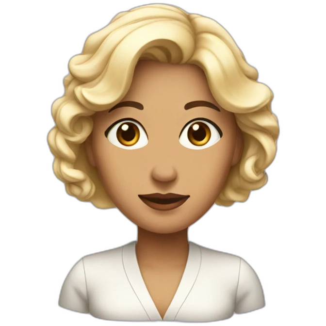 mujer-elegante-inteligente emoji
