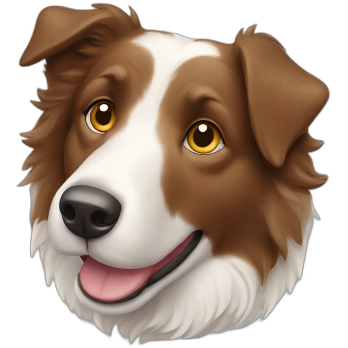 cachorro border collie emoji